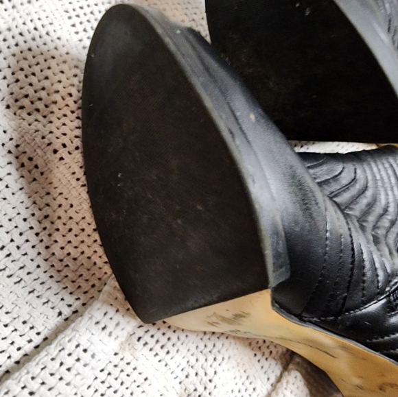 French Connection Deco style heeled ankle Boots 11 - Picture 5 of 13